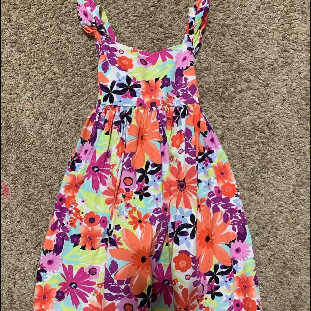 Girl floral summer dress